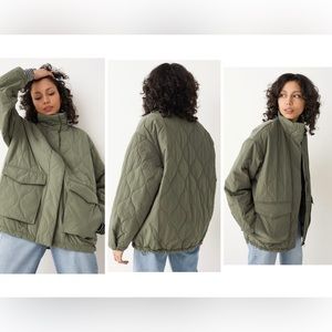 & Other Stories Oversized Quilted Jacket